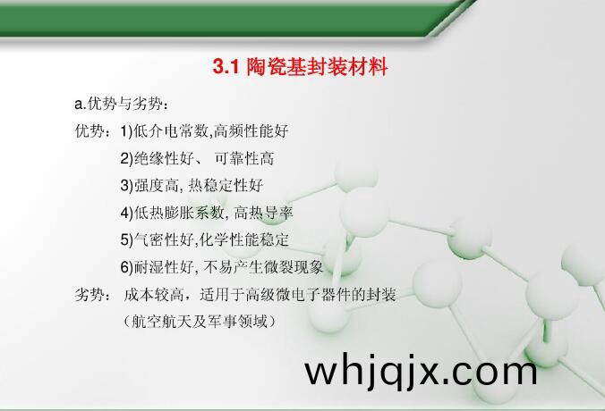 陶瓷(ci)基封(feng)裝材(cai)料