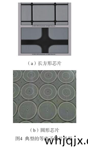 圖4  典型的等(deng)離子(zi)劃片外形(xing)